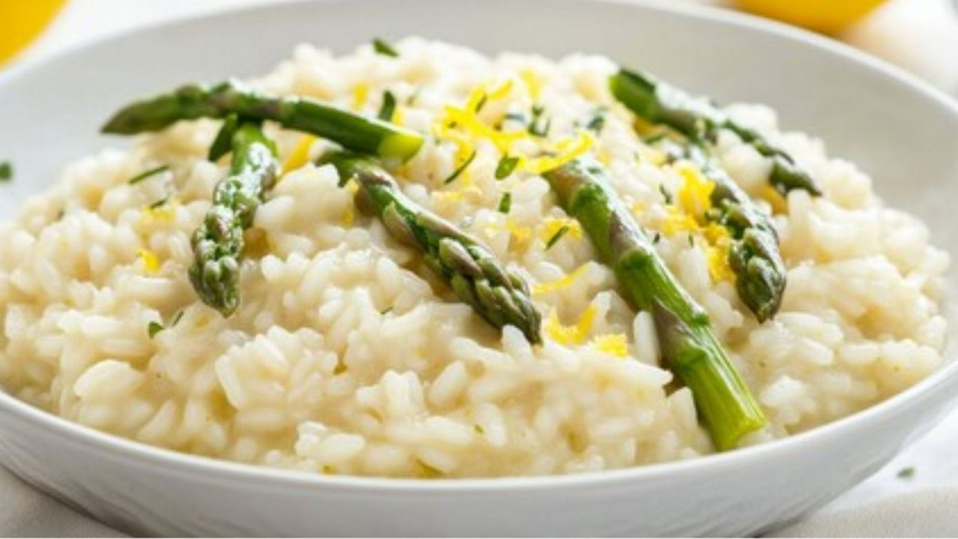 Asparagus Risotto | Creamy &amp; Fresh Italian Dish~ FoodiesOnly